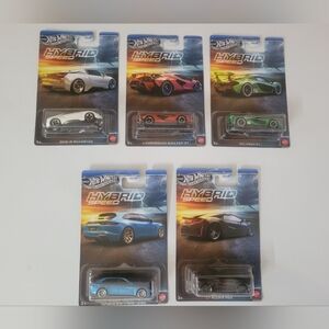Hot Wheels Silver Series Hybrid Speed Set of 5